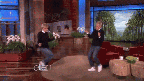 Ellen'S Twin GIF - Ellen Twinning Dancing GIFs