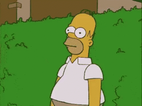 Homer Bushes GIF - Homer Bushes Bye GIFs