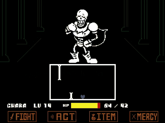 a screenshot of a video game with a skeleton in the middle of it .