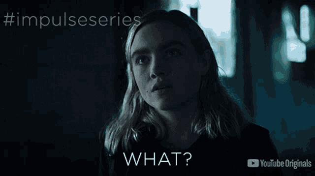 a woman in a black shirt is asking what
