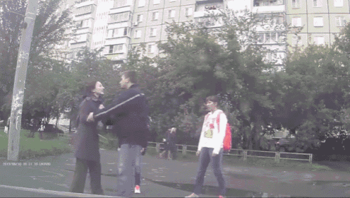 Right In The Sweet Spot GIF - Self Defense Ganging Push GIFs