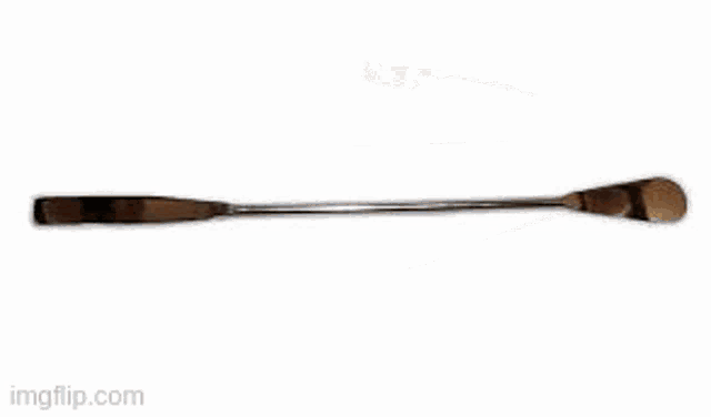 two knives with wooden handles on a wooden table with imgflip.com written on the bottom