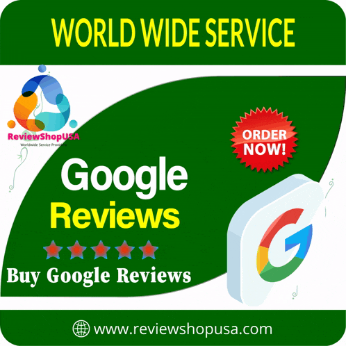 a green sign that says world wide service google reviews buy google reviews