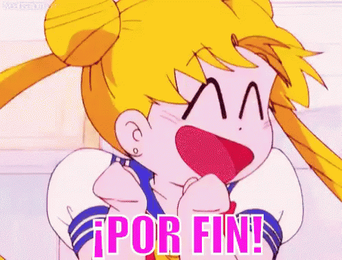Sailor Moon Por Fin GIF - Sailor Moon Por Fin Emocionada GIFs