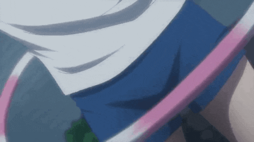 a girl in a blue skirt is spinning a pink hula hoop .