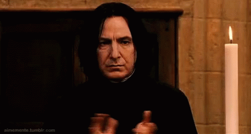 Snape Clap GIF - Snape Clap Harrypotter GIFs