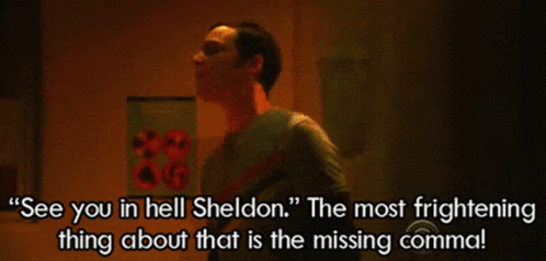 Grammar Police See You In Hell GIF - Grammar Police See You In Hell Sheldon Cooper GIFs
