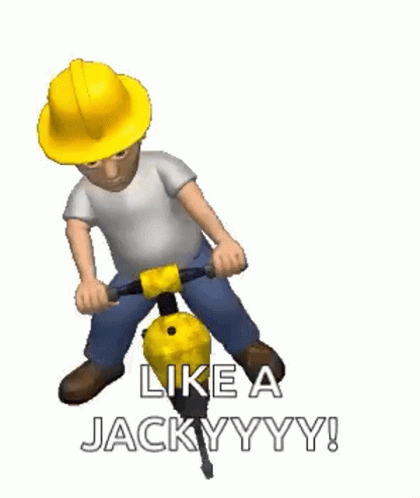 Jackhammer Construction Worker GIF - Jackhammer Construction Worker Construction GIFs