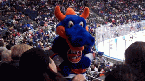 New York Islanders Sparky The Dragon GIF - New York Islanders Sparky The Dragon Hi GIFs