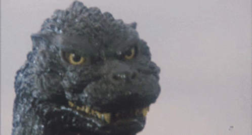 Godzilla Nod GIF - Godzilla Nod Agree GIFs