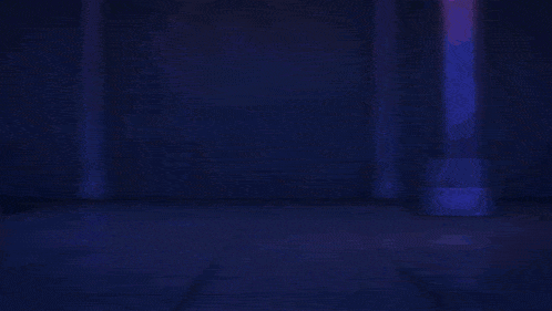 a man in a blue hoodie is holding a sword in front of a superhero