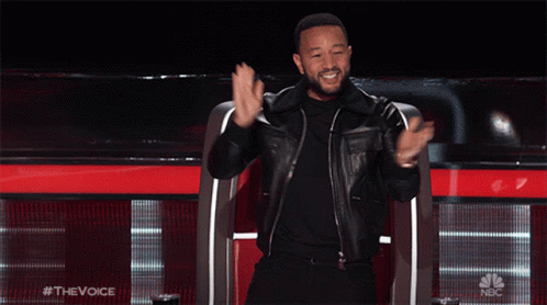 Screaming John Legend GIF - Screaming John Legend The Voice GIFs