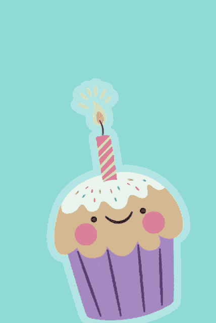 Birthday Wishes GIF - Birthday Wishes Cupcake GIFs