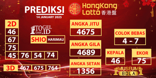 a hong kong lotto prediction for january 14th 2025