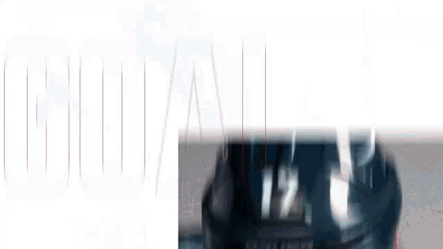 a blurry image of a person 's face with a white background and red lines