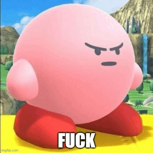 Kirby Saying GIF - Kirby Saying Bad GIFs