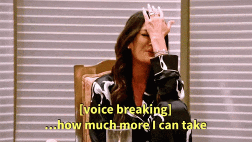 Real Housewives Enough GIF - Real Housewives Enough Crying GIFs