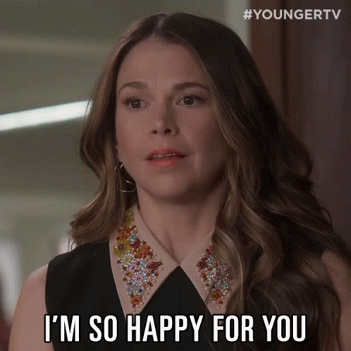 Im So Happy For You Proud GIF - Im So Happy For You Proud Sutton Foster GIFs