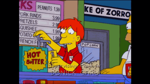 a cartoon character is standing in front of a ke of zorro sign