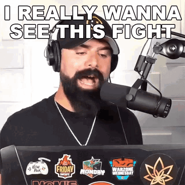 I Really Wanna See This Fight Daniel M Keem GIF - I Really Wanna See This Fight Daniel M Keem Keemstar GIFs