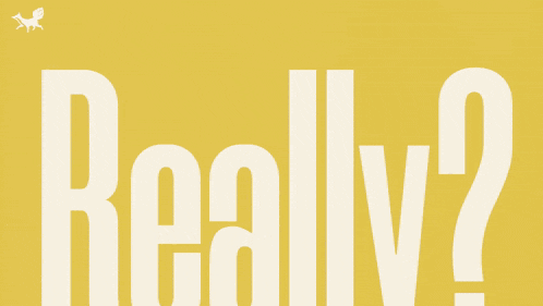 a woman is holding a can of soda in front of a yellow background that says real