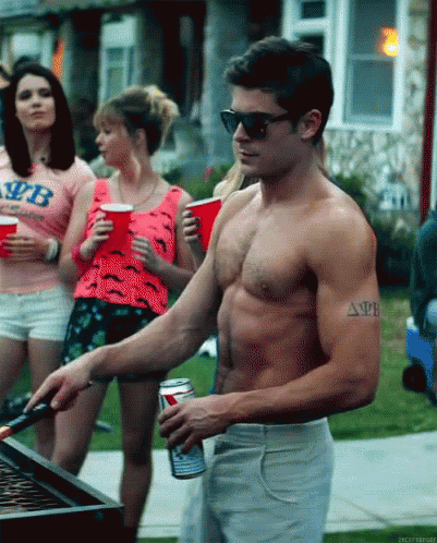 Grill GIF - Neighbors Zac Efron Grill GIFs