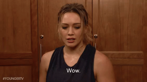 Hilary Wow GIF - Younger Tv Younger Tv Land GIFs