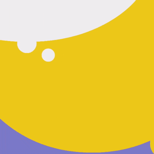 a pink cartoon character is swinging on a yellow background