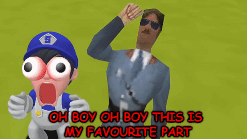 Smg4 Swagmaster GIF - Smg4 Swagmaster Oh Boy This Is My Favorite Part GIFs