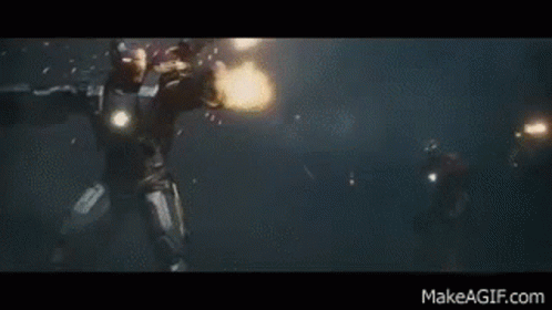 Iron Man And War Machine Fight Gif Marvel Cinematic Universe GIF