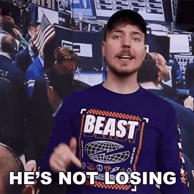 Hes Not Losing Jimmy Donaldson GIF - Hes Not Losing Jimmy Donaldson Mrbeast GIFs