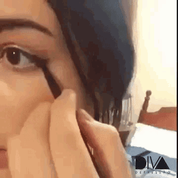 Line Aojo Eye Liner GIF - Line Aojo Eye Liner Makeup Tutorial GIFs