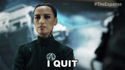 I Quit Camina Drummer GIF - I Quit Camina Drummer The Expanse GIFs