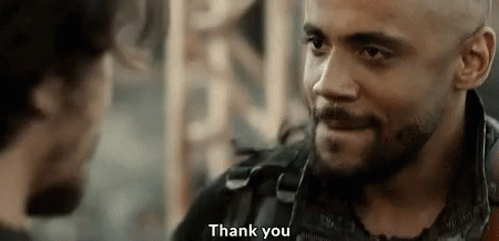 The100 Miller GIF - The100 Miller Thank You GIFs