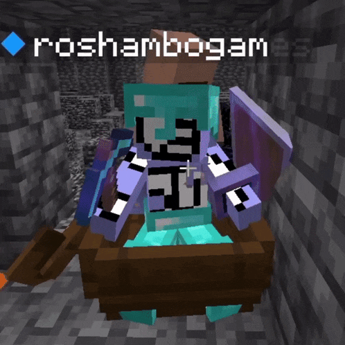 a screenshot of a video game with the name roshambogam