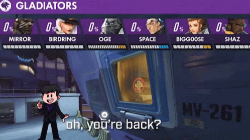 Oh Youre Back La Gladiators GIF - Oh Youre Back La Gladiators Oh Youre Here GIFs