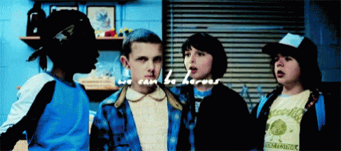 Stranger Things Heros GIF - Stranger Things Heros We Can Be Heros GIFs