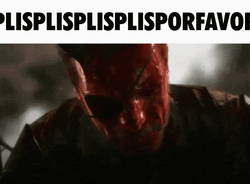 a close up of a man with blood on his face and the words " plisplisplisplisporfavor "