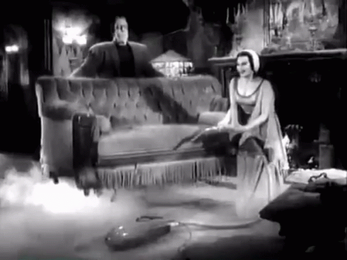 Munsters Cleaning GIF