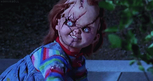 Flip Off Chucky GIF - Flip Off Chucky Mad GIFs