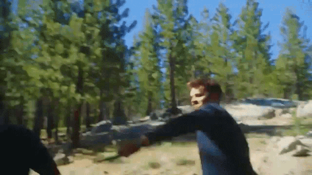 Throwing Stone I Hate You GIF - Throwing Stone I Hate You Force Field GIFs