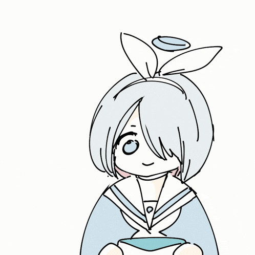 a drawing of a girl with a x on her chest
