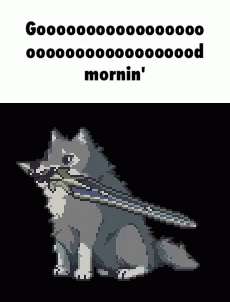 Good Morning Wolf GIF - Good Morning Wolf Dog GIFs