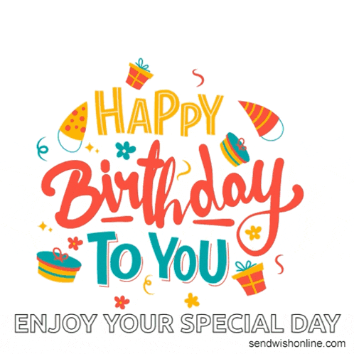 happy birthday to you enjoy your special day greeting card