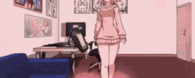 Sadge Hot Anime Girl Sits On You GIF - Sadge Hot Anime Girl Sits On You GIFs
