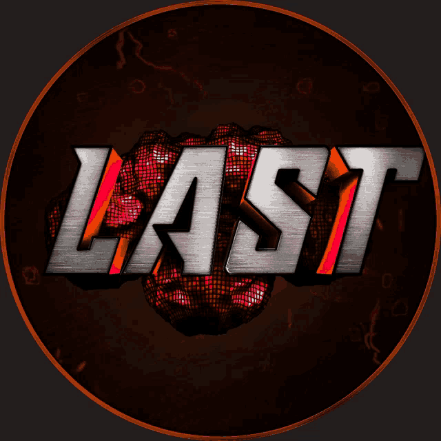 a logo that says last with a red heart in the background