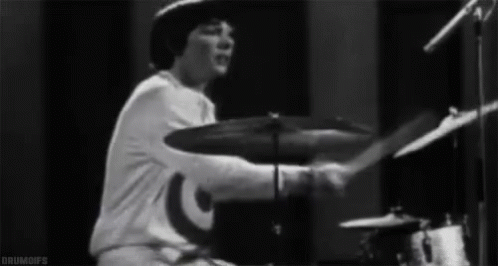 The Who Keith Moon GIF - The Who Keith Moon Drumming GIFs