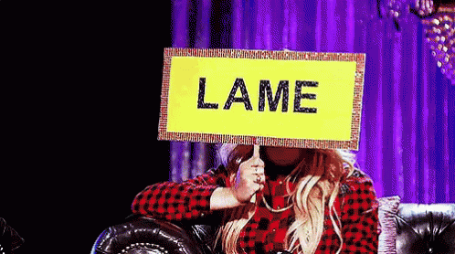 Lame Signs GIF - Lletter GIFs