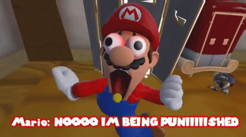 Smg4 Mario GIF - Smg4 Mario No Im Being Punished GIFs
