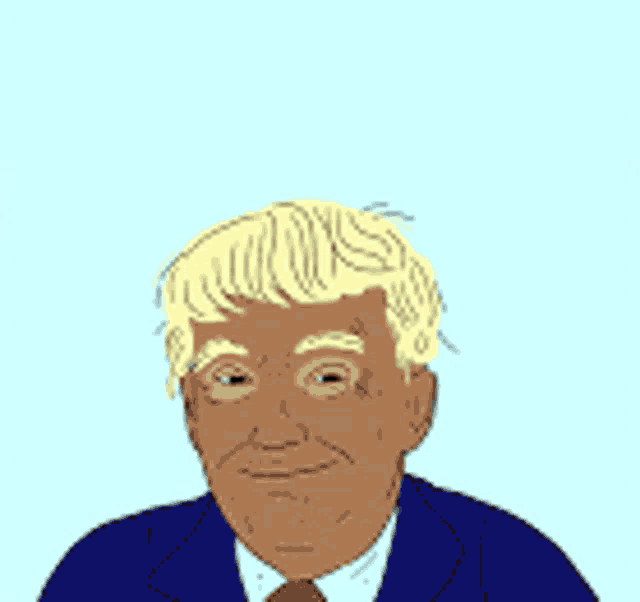 Donal Trump Smile GIF - Donal Trump Smile Brain GIFs